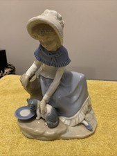 Nao Girl With Kitten And Bowl