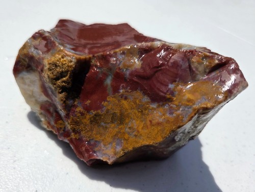 Old stock red - jasper, rough