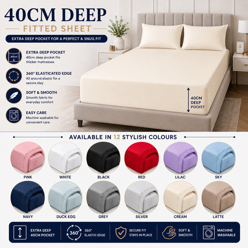 40cm extra deep pocket - extra,