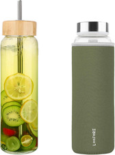 32 Oz Glass Water Bottle with