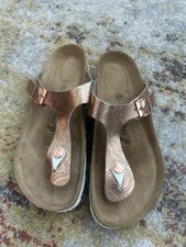 Bonova Ladies Toe Post Gold