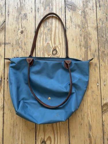Longchamp blue handbag - longchamp,