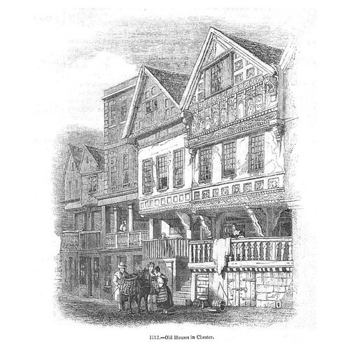 Chester old houses antique - -,