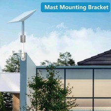 Satellite Internet Roof Mount White Stainless Steel Satellite Internet Mount For