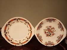 Two Vintage Cake Plate with