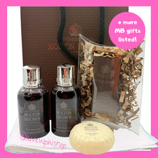 MOLTON BROWN Rosa Absolute Bath & Shower Gel 50ml x2 Mini EDP Soap Gift Bag Set