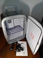 Explorer Mini Fridge 14L White Cooler 12V DC Car Power / Mains / Travel Portable