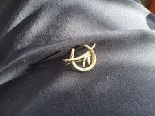 Sterling Silver Hallmarked Lucky Horseshoe Brooch Pin