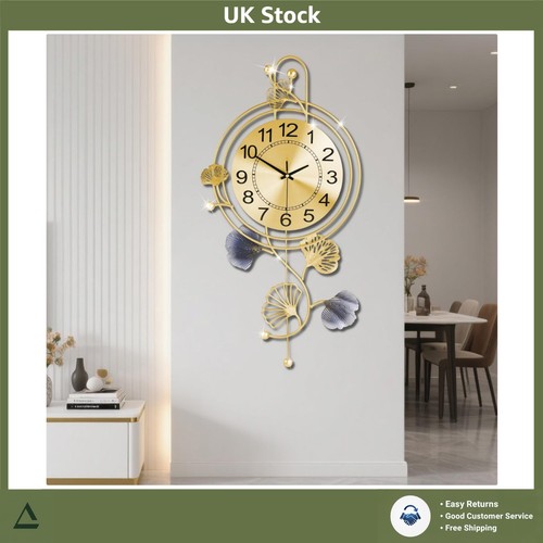 Modern silent metal wall clock - modern,