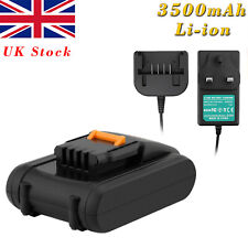 3500mAh 20V Li-ion Battery/Charger For WORX WA3551.1 WA3516 WG169 Cordless Drill