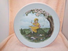 WADE NURSERY RHYME PLATE. LITTLE MISS MUFFETT  (PM/B26)
