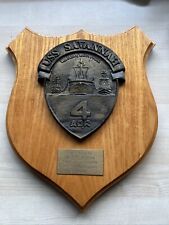 Vb136- Rare USS SAVANNAH (AOR-4) United States Navy Wall Plaque