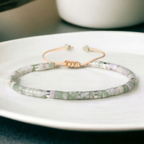 Natural green jade small - green,