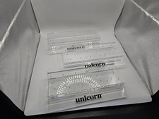 3 Unicorn acrylic darts stands