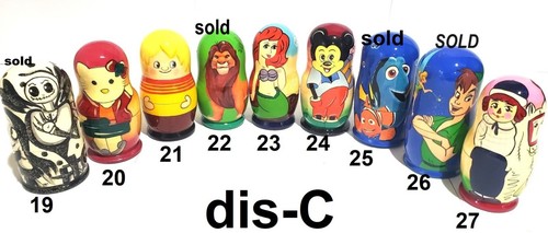 Nesting doll disney pcs - disney,