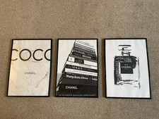Coco Chanel Inspired Framed