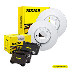 TEXTAR Brake Discs & Pads Rear Braking Service Set For Toyota Alphard / Vellfire