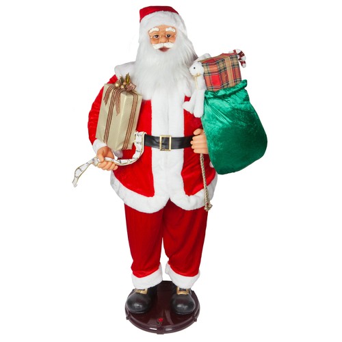 Dancing father christmas - dancing,
