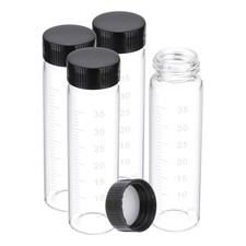 4pcs 40ml Small Clear Glass