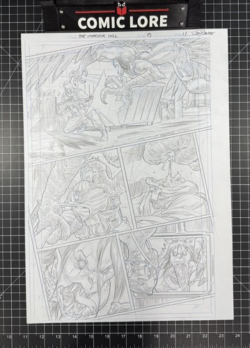 Original comic art 18x13 joe - original,