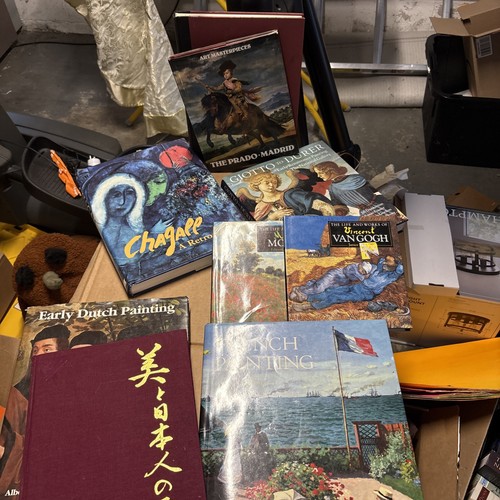 Large art book lot - art,