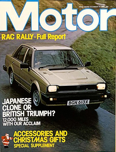 Motor magazine dec saab - motor, 04-dec-82-