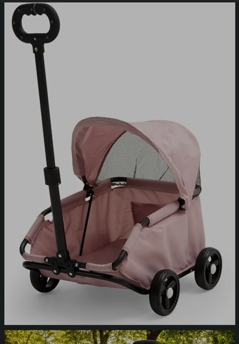 Pink foldable pet dog - foldable,
