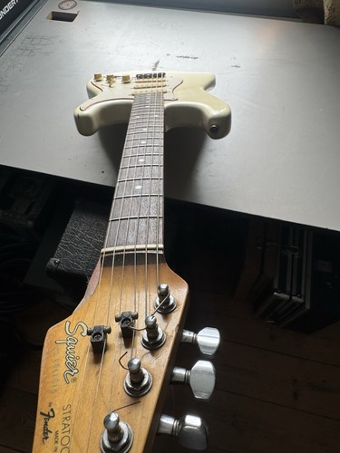 Old squier strat guitar - old,