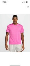 Nike Mens Miler T-Shirt Pink