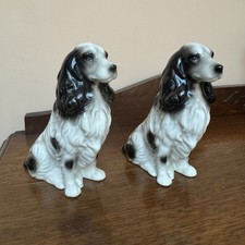 Vintage Black & White Cocker