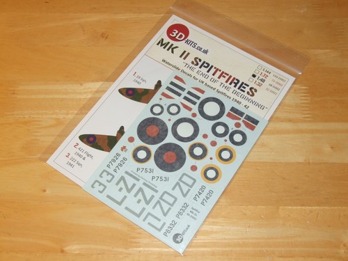 Kits spitfire mk - 3d-kits, ii