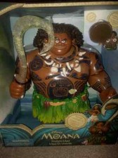 Disney Store Maui Action Doll Talking Singing Light Up 31cm Large Figure Moana