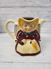 Staffordshire Tony Wood 2 Face Darby & Joan Toby Jug Decorative Tea Pot. PD