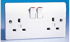 MK 13A Switched Socket (2X) -