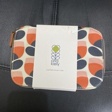 Orla Kiely Flower Stripe Cosmetic Brush Case New Unused With Packaging
