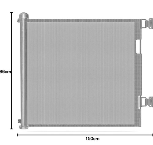 Retractable stair gate for - retractable,