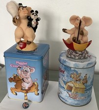 Piggin Candy Kisses And Piggin Weather Figurines X2 Club Joining Pieces