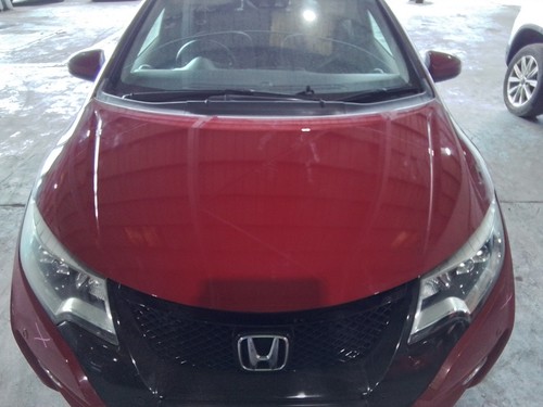 Bonnet red honda civic mk9 - bonnet,