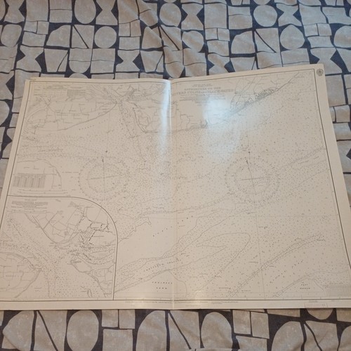 Vintage 1955 admiralty chart - 1955,