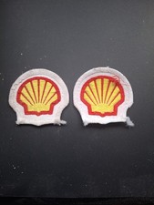 Pair of Shell Oil Fuel Sew On