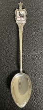 Vintage 800 Silver Souvenir Teaspoon. Town Of Haan, Germany. 