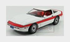 1:18 Greenlight Chevrolet Corvette C4 The A-Team 1984 White Red GREEN13532 Model