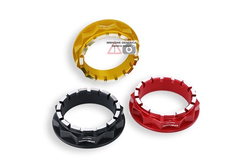 Rear wheel nut bicolor red - wheel,