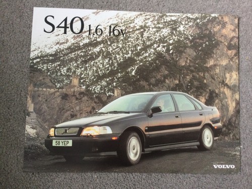 Volvo s40 16v brochure - 16v,