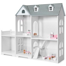 2-Tier Dollhouse Bookcase