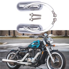Chrome Motorcycle Oval Mirrors