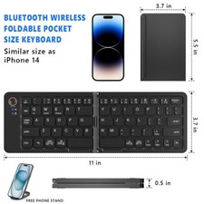 Compact Fold Wireless Keyboard
