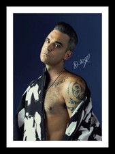 ROBBIE WILLIAMS AUTOGRAPHED