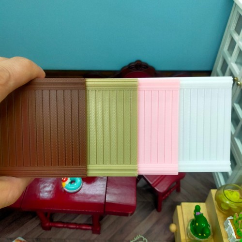Dollhouse wainscot dado - 1:12,