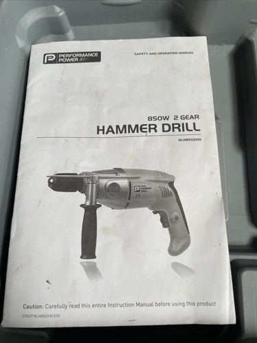 Power performance hammer drill - power,